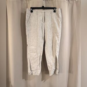 Women’s Loft Linen Ankle Pants